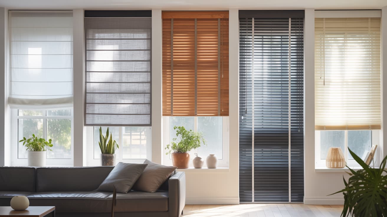 Stylish window blinds representing 2025 trends