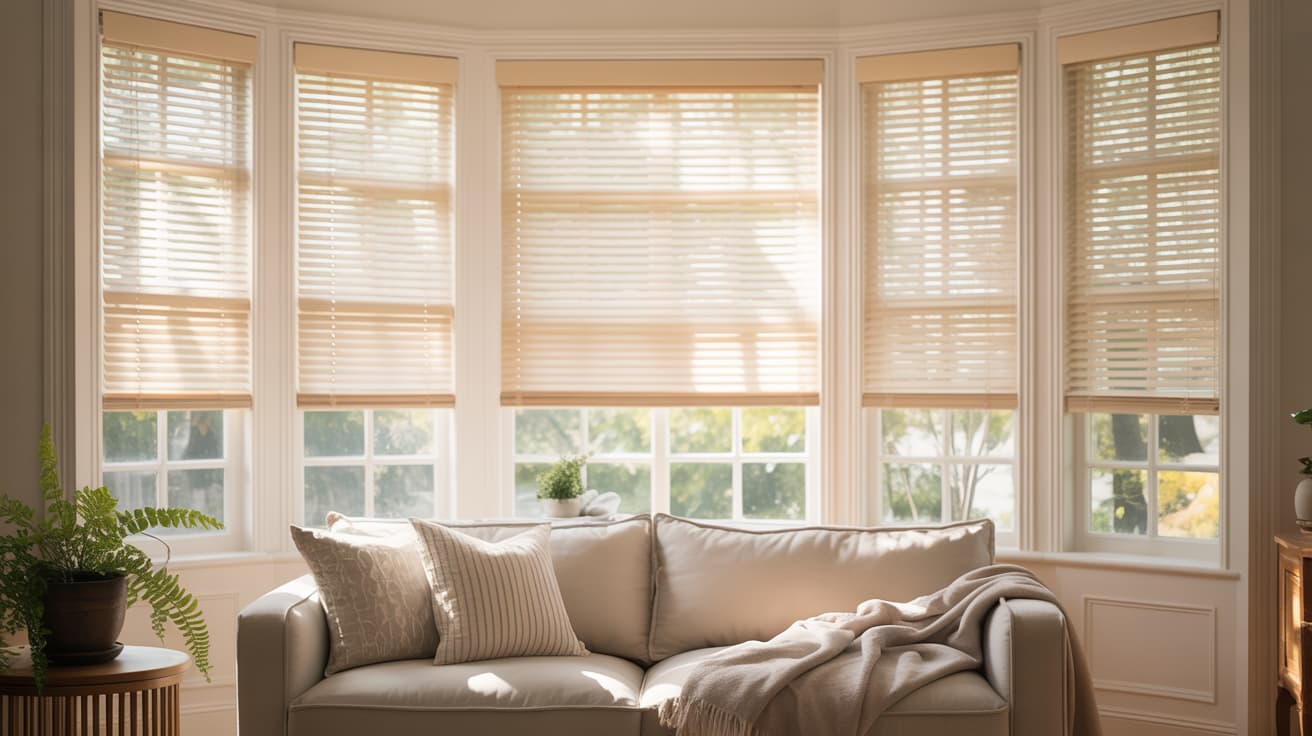 Perfect Fit blinds installed in a modern home